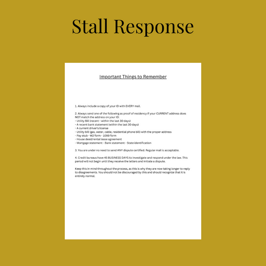 Stall Response