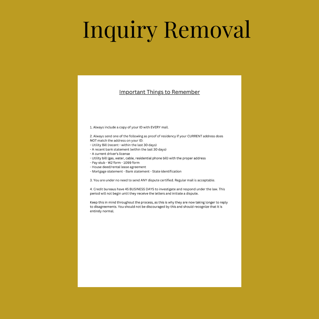 Inquiry Removals